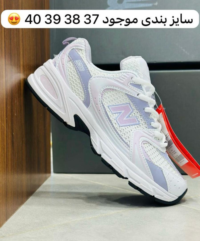 کتونی ویتنامی نیوبالانس 530 سایز37 تا45 باسایزبندی کامل وجعبه بارکددار مستر A در 12 رنگ