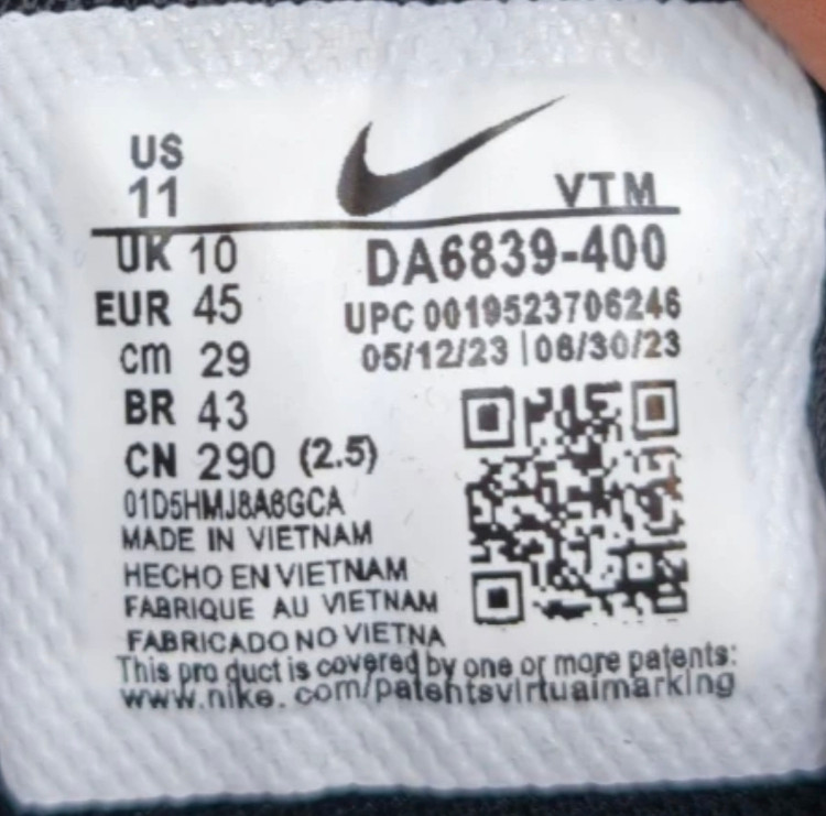کفش اسپرت نایک ایر مکس / اصل ویتنام / کیفیت مستر کوالیتی / nike Air max