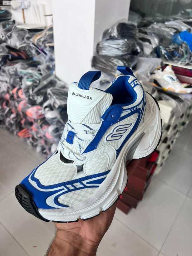 کتونی بالنسیاگا مردانه لژ دار سفید آبی / وارداتی / اصل ویتنام / 2024 balenciaga 10xl