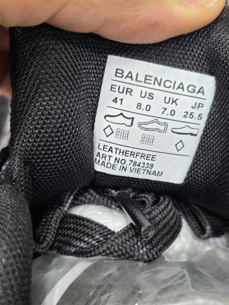 کتونی بالنسیاگا مردانه لژ دار سفید زرد / وارداتی / اصل ویتنام / 2024 balenciaga 10xl