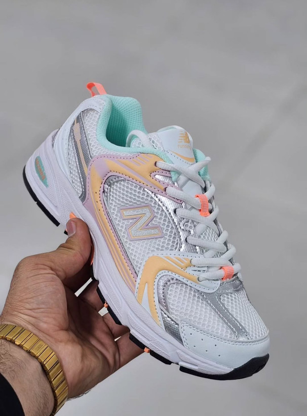 کتونی نیوبالانس 530 / سایز 36 تا45 ست مردانه -زنانه باسایزبندی کامل کیفیت مستر newbalance 530