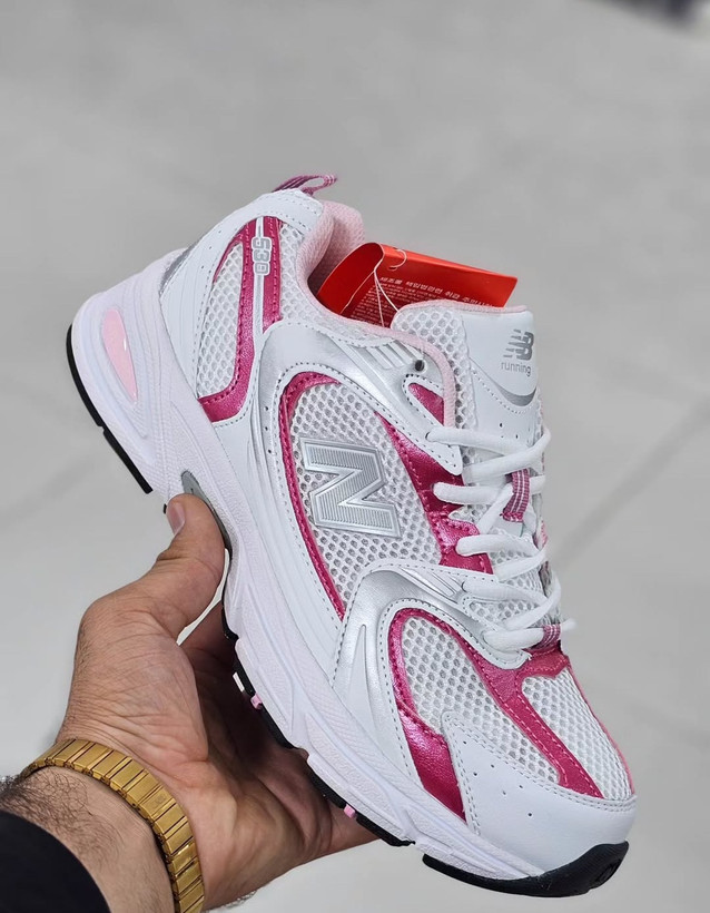 کتونی نیوبالانس 530 / سایز 36 تا45 ست مردانه -زنانه باسایزبندی کامل کیفیت مستر newbalance 530