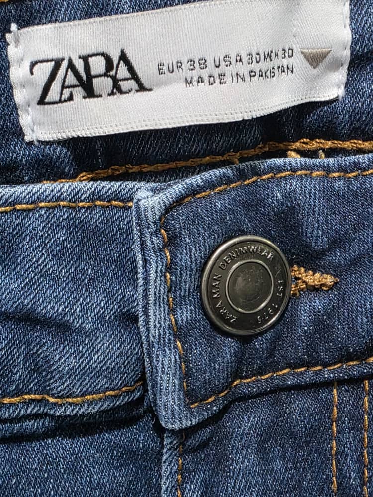 شلوار جین اورجینال زارا ZARA سایز 40 تا 50 فروش تک و عمده