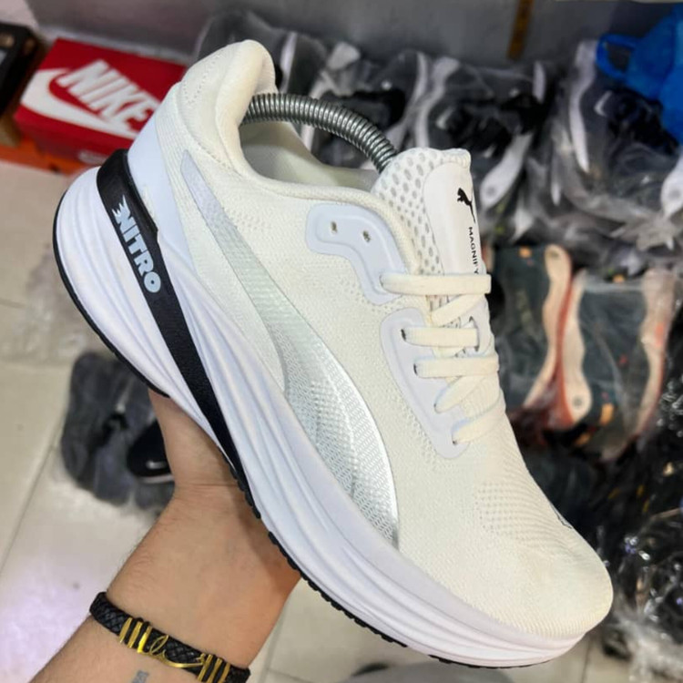 کتونی ویتنامی پوما نیترو مگنیفای puma nitro magnify کوالیتی A باجعبه بارکد دار سایز : 40 41 42 43 44 45