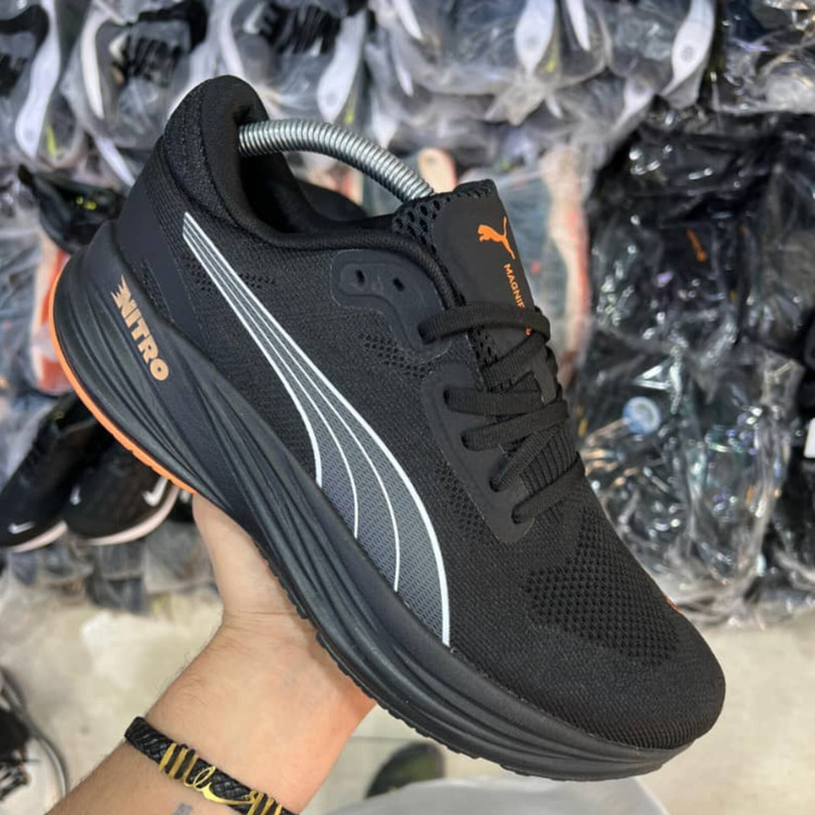 کتونی ویتنامی پوما نیترو مگنیفای puma nitro magnify کوالیتی A باجعبه بارکد دار سایز : 40 41 42 43 44 45