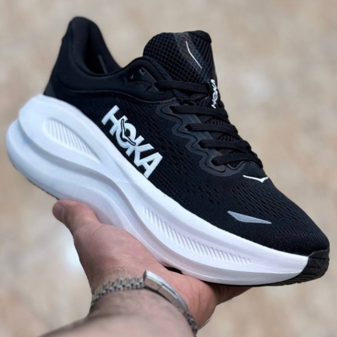 کتونی رانینگ و پیاده روی هوکا باندی ۹ hoka bondi 9 کیفیت مستر سایز بندی ۴۰ تا ۴۵
