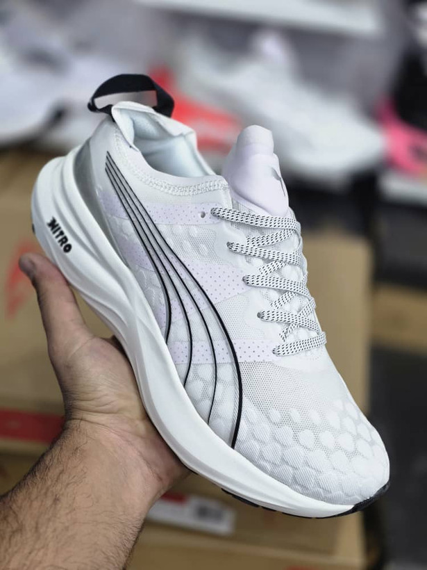 کتونی ویتنامی پوما نیترو puma nitro/3 کوالیتی A باجعبه بارکد دار سایز : 40 41 42 43 44 45 در 6 رنگ