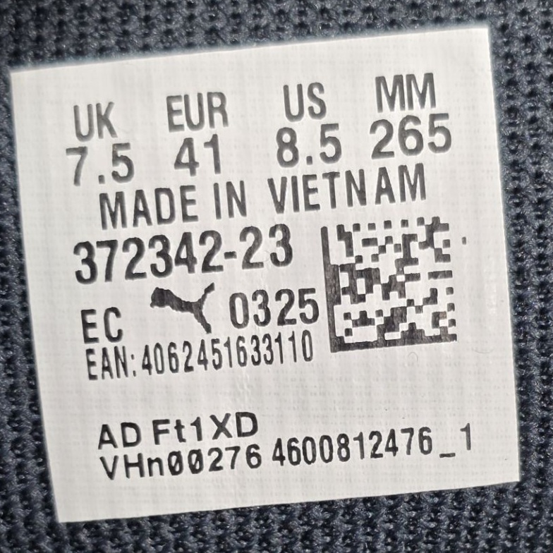 کتونی اسپرت پوما اسمش / PUMA / اصل ویتنام کیفیت مستر / سایز ۴۰ الی ۴۵