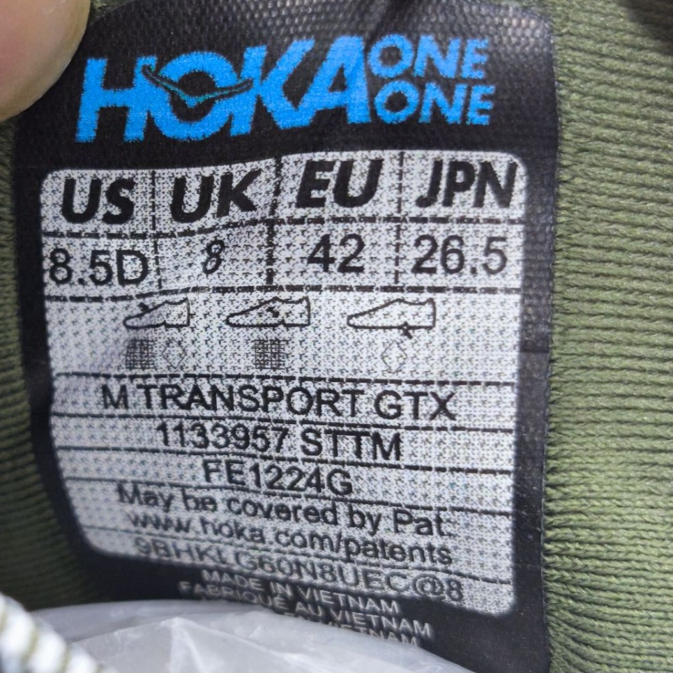 کتونی ویتنامی هوکا ترنسپورت مدل HOKA Transport goretex vibram