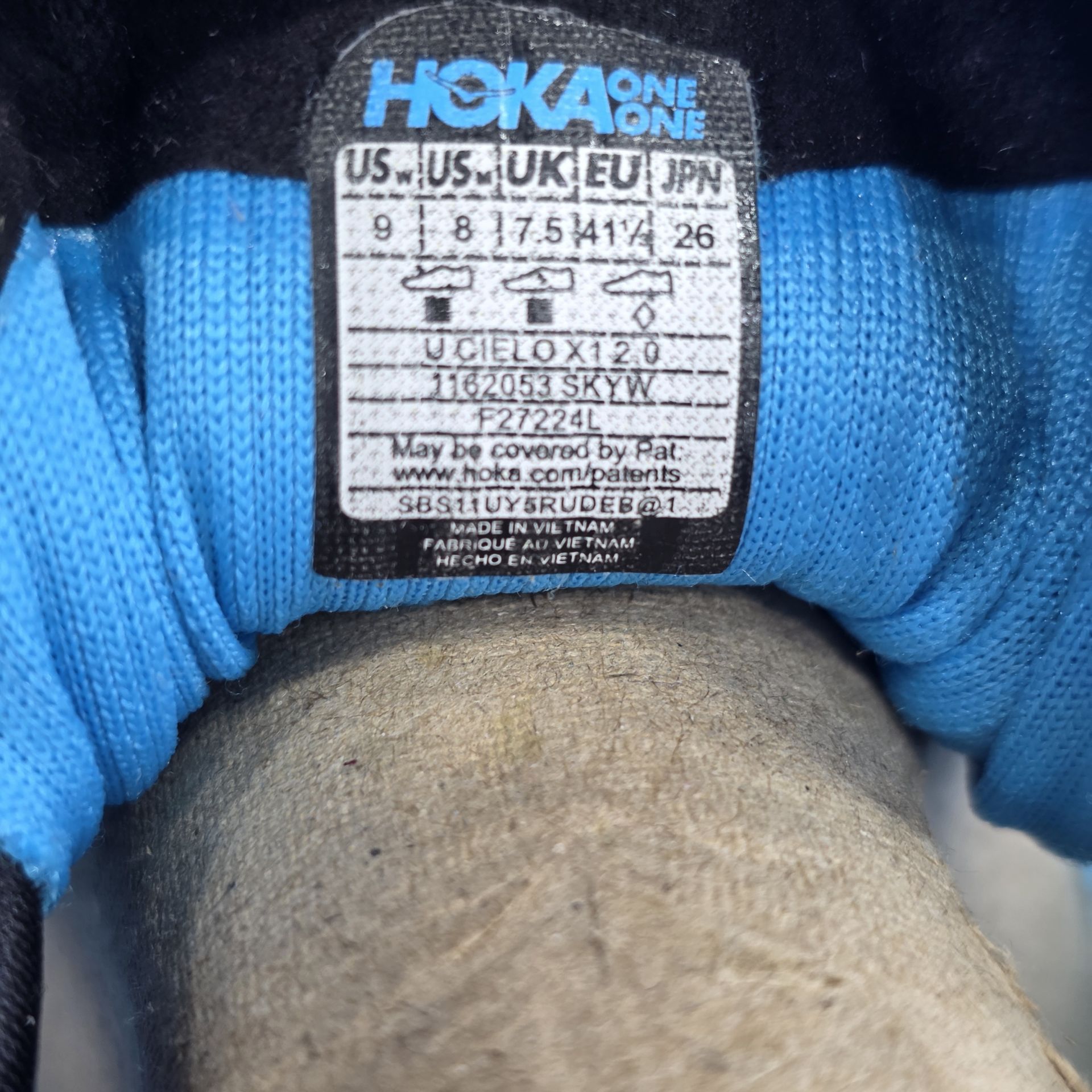 کتونی رانینگ ویتنامی هوکا سیلو ایکس وان HOKA Cielo X1 / ضمانت وارداتی ویتنام و کیفیت بالا / سایز ۴۰ الی ۴۵