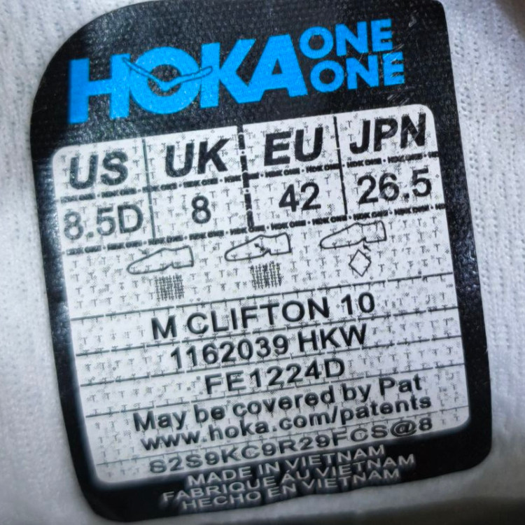 کتونی هوکا کلیفتون ۱۰ hoka cilifton 10 / وارداتی ویتنام کیفیت مستر / سایز ۴۰ الی ۴۵