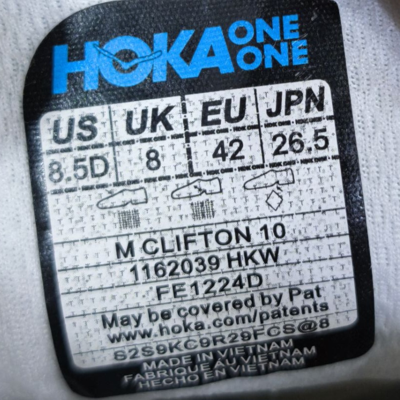 کتونی هوکا کلیفتون ۱۰ hoka cilifton 10 / وارداتی ویتنام کیفیت مستر / سایز ۴۰ الی ۴۵