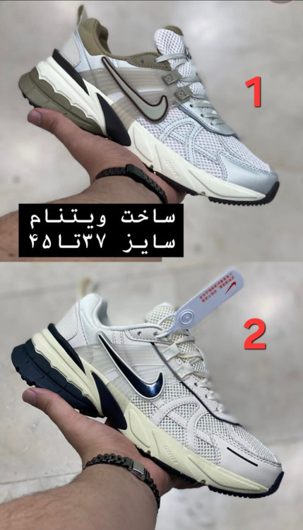 کتونی نایک کشلون وی تو کی | ست زن و مرد | باجعبه Nike V2k Run سایز بندی کامل ۳۷ تا ۴۵