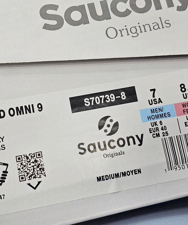کتونی ساکونی 9 saucony omni / سایز ۴۰ تا ۴۵ / فروش بصورت تک و عمده / Saucony ProGrid Omni 9