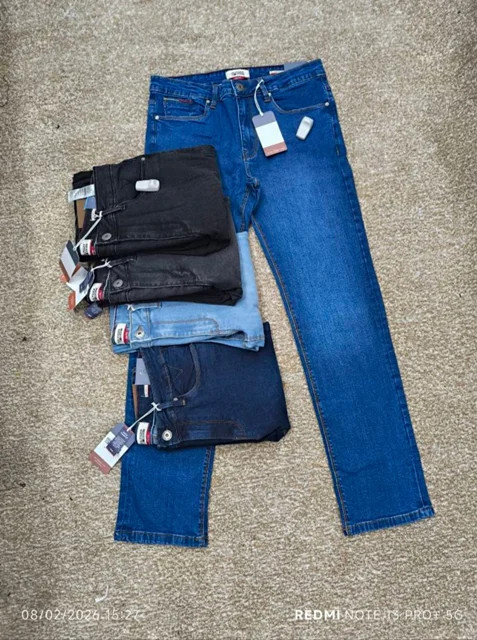 شلوار لی مردانه اورجینال تامی هیلفیگر | Tommy Hilfiger Men’s Original Jeans / سایز 40 الی 48/ قد 108 تا 110