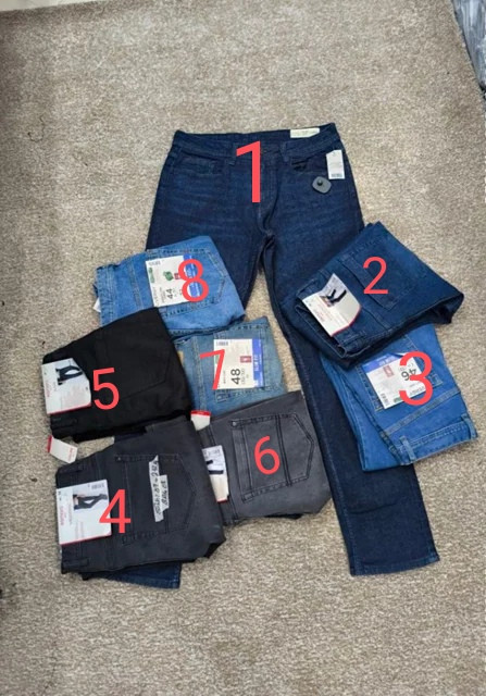 شلوار لی اورجینال مردانه راسته Livergy Original Jeans | جین مردانه اورجینال لیورجی /سایز خارجی 30 تا 36 // سایز بندی ایرانی 40 تا 46/