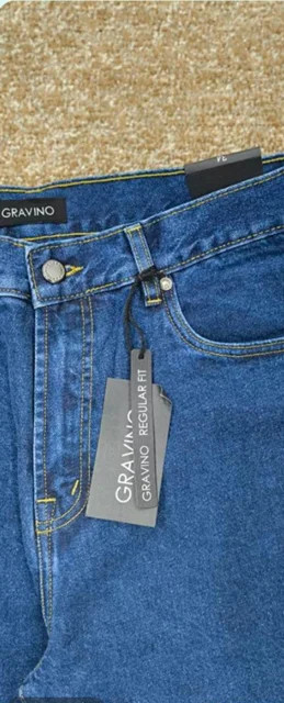 شلوار لی اورجینال Gravino بوی فرند مردانه | GRAVINO REGULAR FIT / استایل ترند، فیت آزاد و راحتی بینظیر (سایز 30 تا 40 خارجی ) / سایز 40 تا 50 ایرانی/