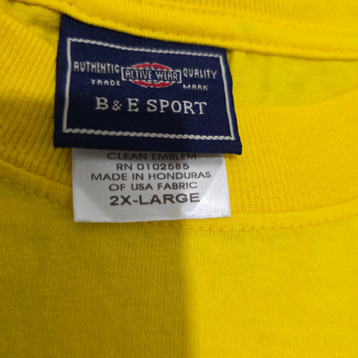 تیشرت اورجینال ساخت آندوراس استوک برند « B& E SPORT » مدل «…یقه گرد » سایز «طول 78 » و عرض «6۵» | جنس کتان درجهیک