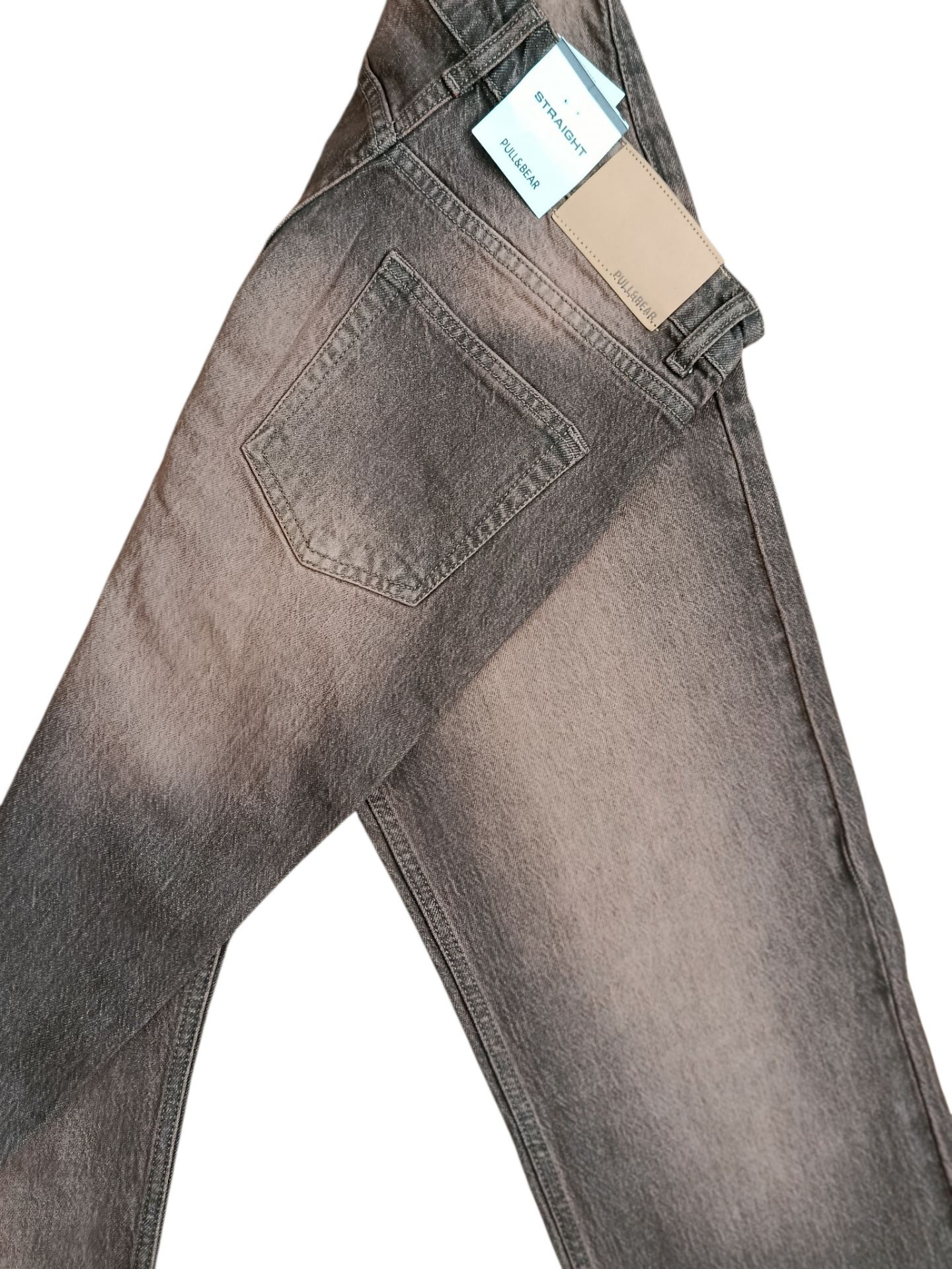 شلوار جین مام بگ پول اند بیر Pull&Bear | فیت آزاد، قد 110، استایل ترندی و راحت