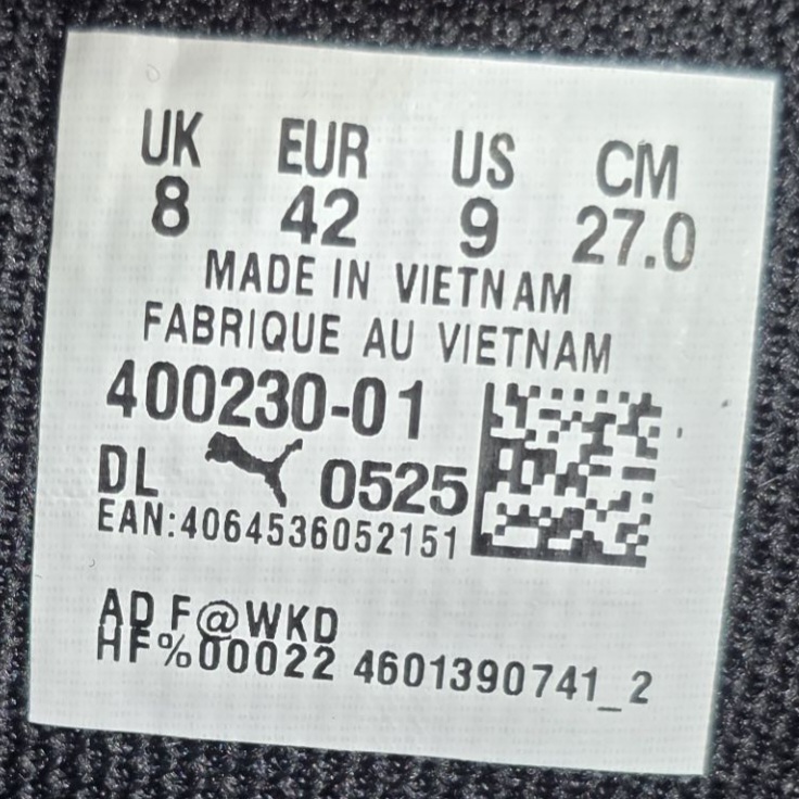 کفش ورزشی پوما ترینیتی 2 / puma trinity 2 / وارداتی ویتنام کیفیت مستر / 400230_01 / سایز ۴۰ الی ۴۵