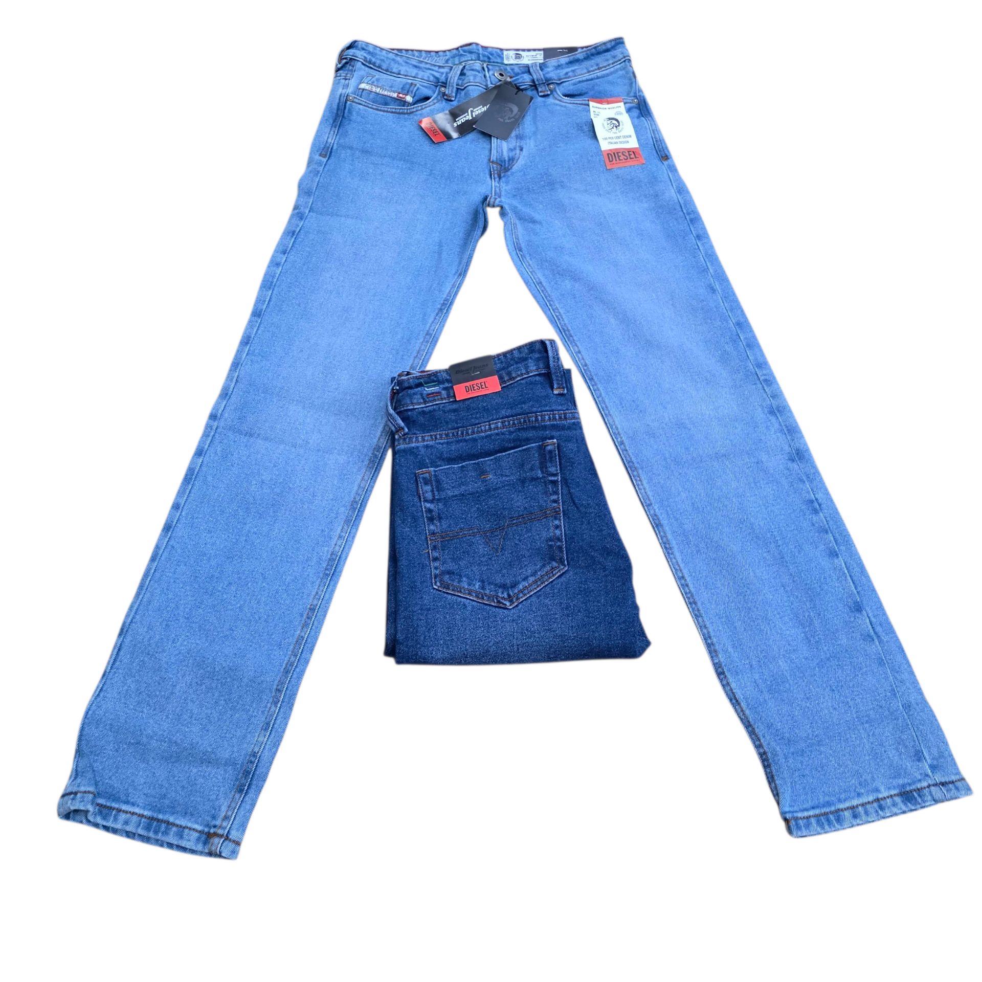 شلوار جین مردانه اورجینال Tommy Hilfiger Denim مدل راسته | جین کشی آبی | سایز 40 تا 46 | ساخت پاکستان