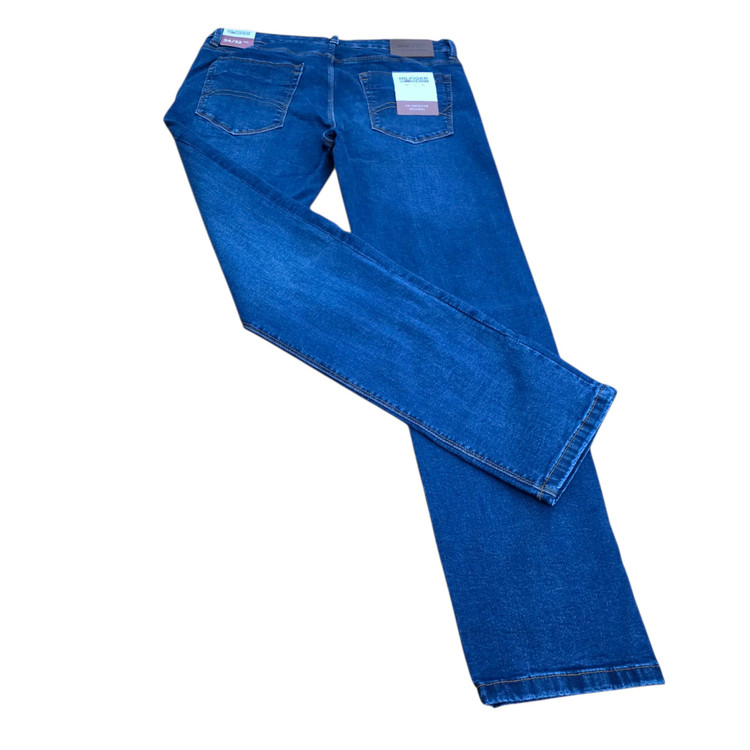 شلوار جین مردانه اورجینال Tommy Hilfiger Denim مدل راسته | جین کشی آبی | سایز 40 تا 46 | ساخت پاکستان