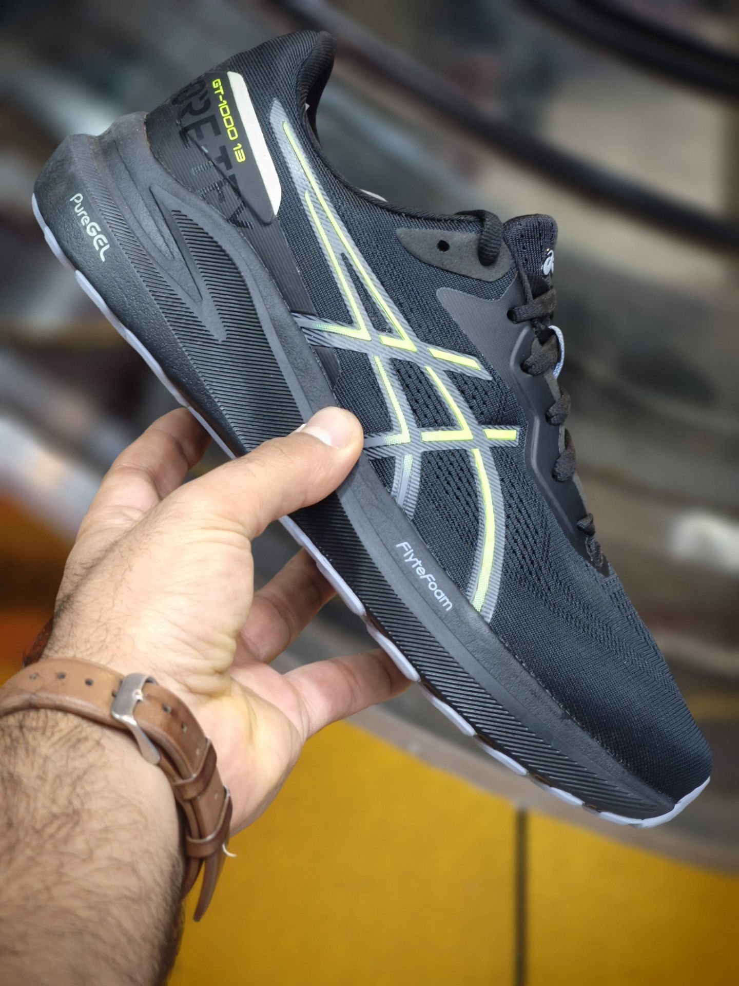 کتونی رانینگ اسیکس جی تی 1000/سایز ۳۹ الی ۴۵/ساخت ویتنام/ASICS Gt-1000 13 GTX/ضمانت کالا/فروش تک و عمده