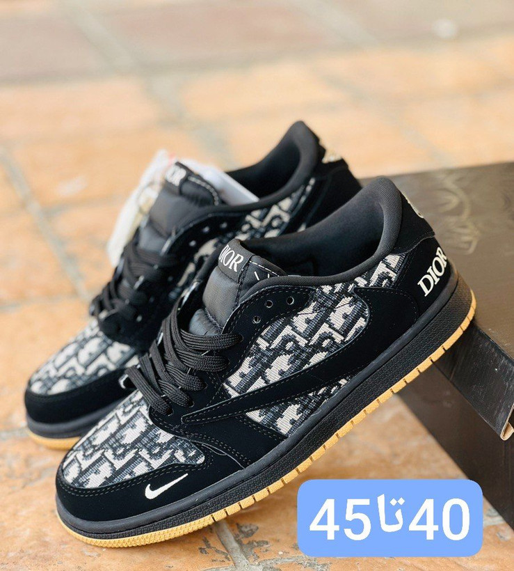 کتونی نایک ایر جردن وان/Nike Air Jordan 1/ ساخت ویتنام/سایزبندی۴۰ الی ۴۵/ضمانت اصالت کالا/فروش به صورت تک و عمده