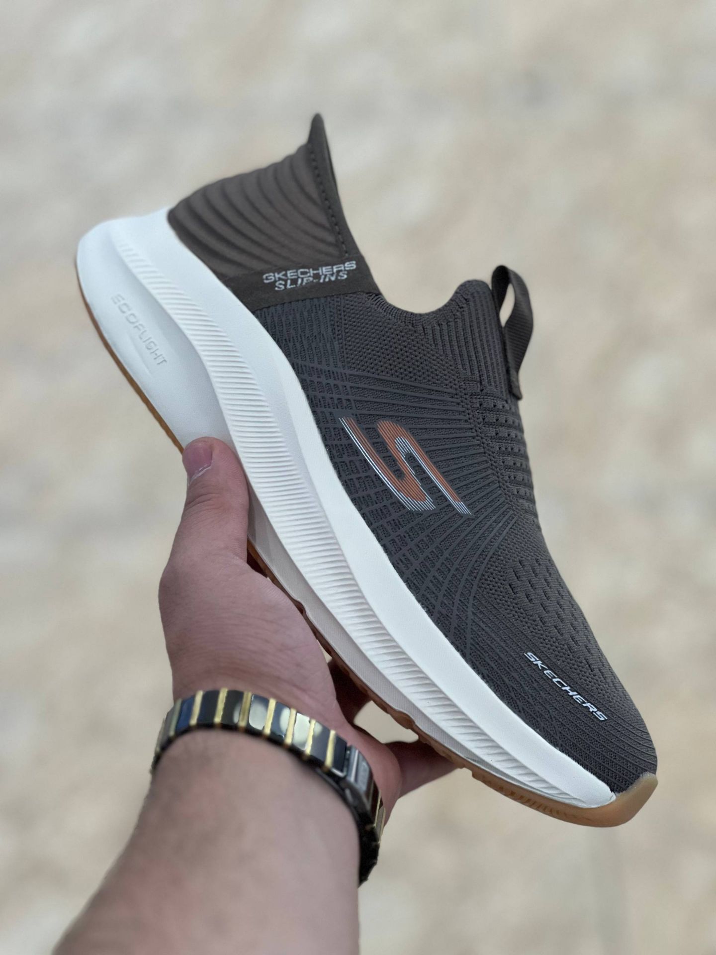 کتونی طبی مردانه اسکیچرز بدون بند/Skechers Slip Ins/سایز۴۰ الی ۴۵/ ساخت ویتنام/ضمانت کالا/فروش تک و عمده
