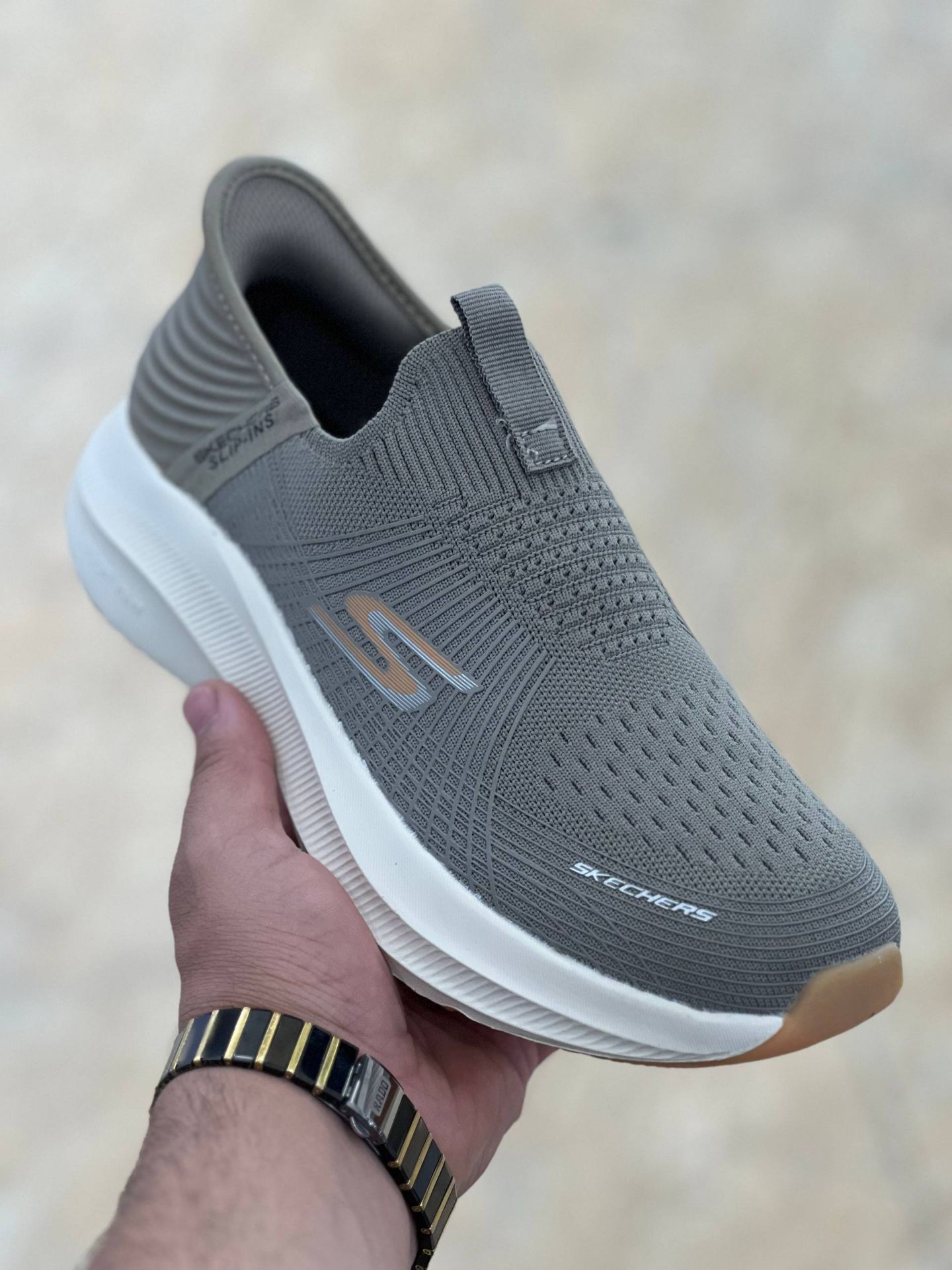 کتونی طبی مردانه اسکیچرز بدون بند/Skechers Slip Ins/سایز۴۰ الی ۴۵/ ساخت ویتنام/ضمانت کالا/فروش تک و عمده