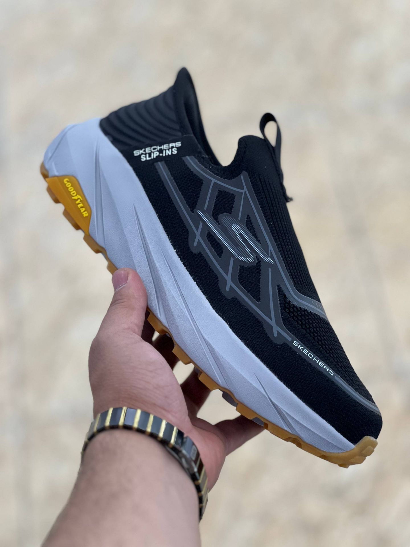 کتونی طبی مردانه اسکیچرز بدون بند/Skechers Slip Ins/سایز۴۰ الی ۴۵/ ساخت ویتنام/ضمانت کالا/فروش تک و عمده