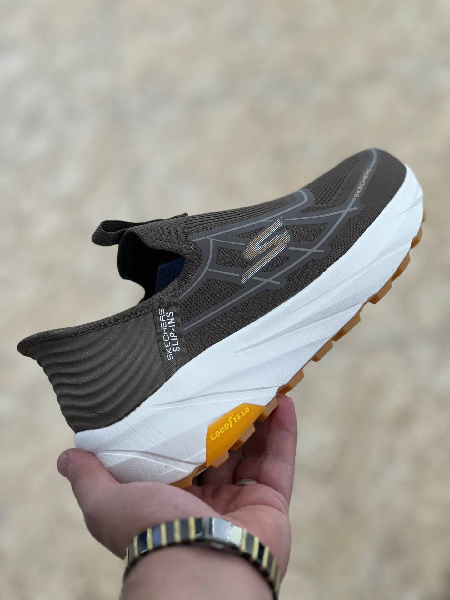 کتونی طبی مردانه اسکیچرز بدون بند/Skechers Slip Ins/سایز۴۰ الی ۴۵/ ساخت ویتنام/ضمانت کالا/فروش تک و عمده