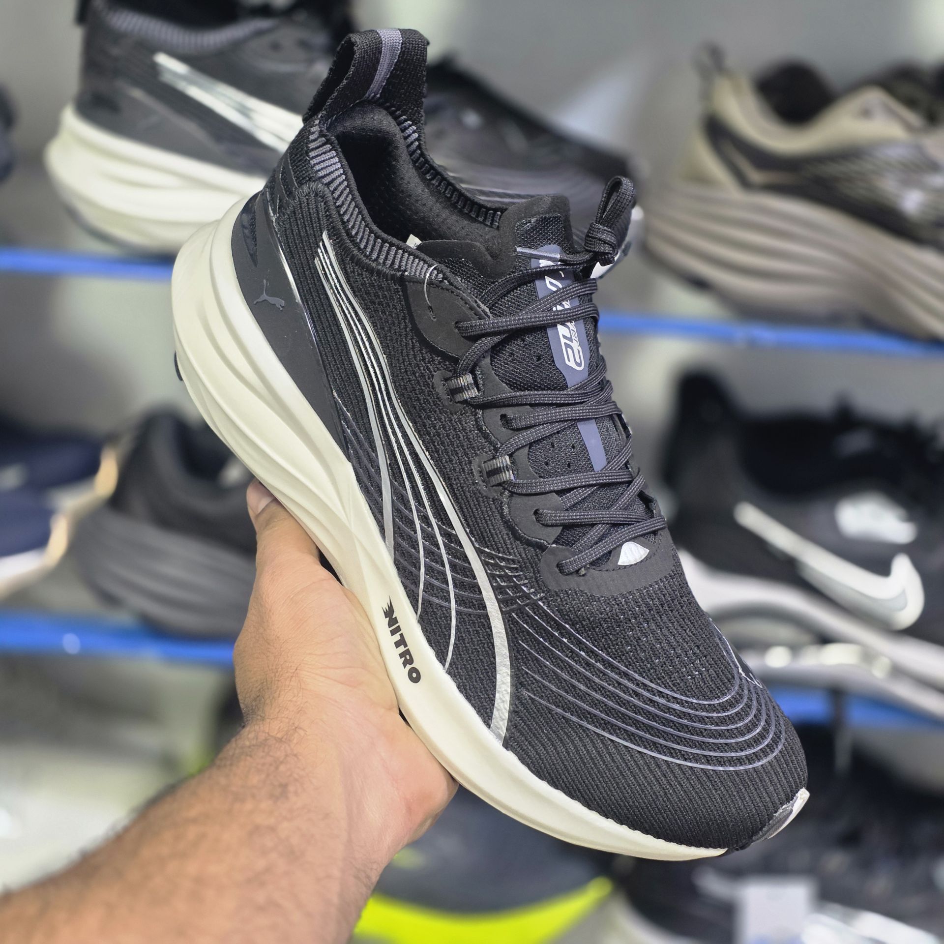 کتونی مسترکوالیتی پوما نیترو/Puma ForeverRun NITRO/ساخت ویتنام/سایز 40 الی 45/ضمانت کالا/فروش تک و عمده