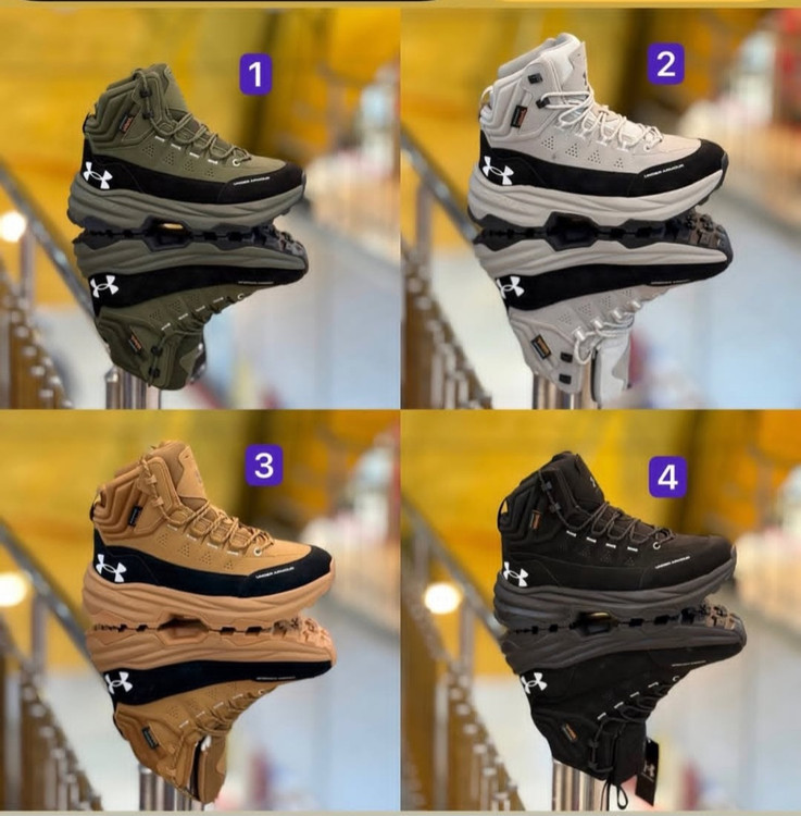 بوت مسترکوالیتی اندرارمور گورتکس/ساخت ویتنام/سایز ۴۰ الی ۴۵/Under Armour Hiking Boots/ضمانت کالا/فروش تک و عمده