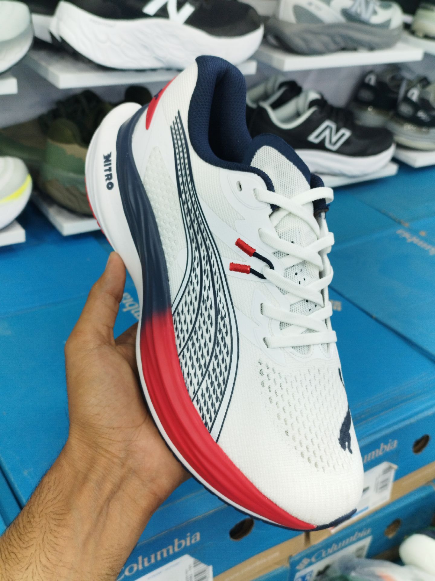 کتونی مسترکوالیتی پوما نیترو/ساخت ویتنام/سایز ۴۰ الی ۴۵/Puma ForeverRun NITRO/ضمانت کالا/فروش تک و عمده