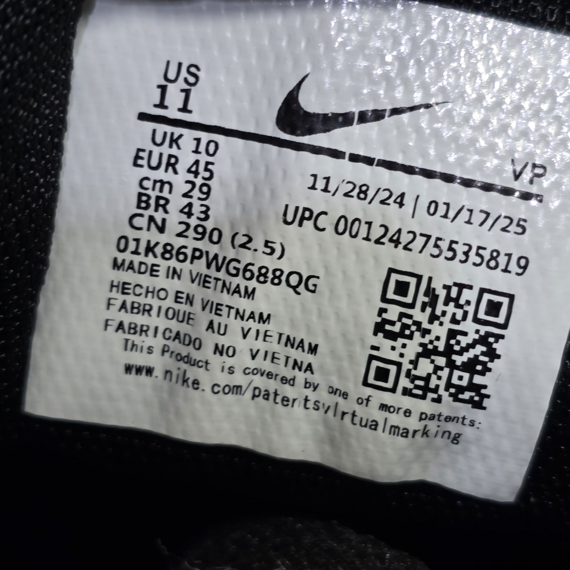 کتونی نایک ایرمکس/ساخت ویتنام/سایز ۳۸ الی ۴۵/ Nike air max/ضمانت کالا/فروش تک و عمده