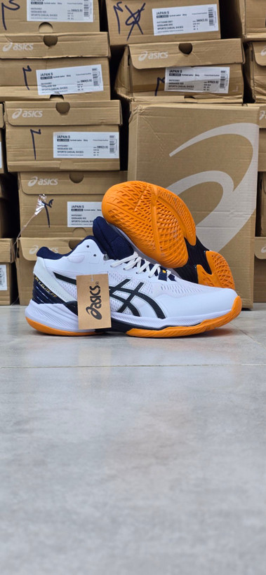 کتونی والیبال اسیکس اسکای الیت FF 2 مسترکوالیتی/سایز ۴۰ الی ۴۵/ساخت ویتنام/ASICS Sky Elite FF 2/ضمانت کالا/فروش تک و عمده