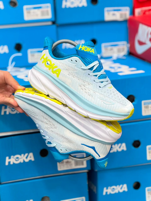 کتونی هوکا کلیفتون 9 مسترکوالیتی/Hoka Clifton 9/سایز 40 تا 45/ساخت ویتنام/ضمانت کالا/فروش تک و عمده