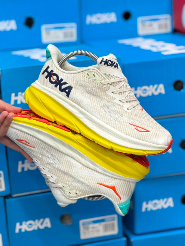 کتونی هوکا کلیفتون 9 مسترکوالیتی/Hoka Clifton 9/سایز 40 تا 45/ساخت ویتنام/ضمانت کالا/فروش تک و عمده