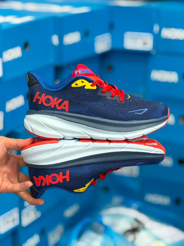 کتونی هوکا کلیفتون 9 مسترکوالیتی/Hoka Clifton 9/سایز 40 تا 45/ساخت ویتنام/ضمانت کالا/فروش تک و عمده