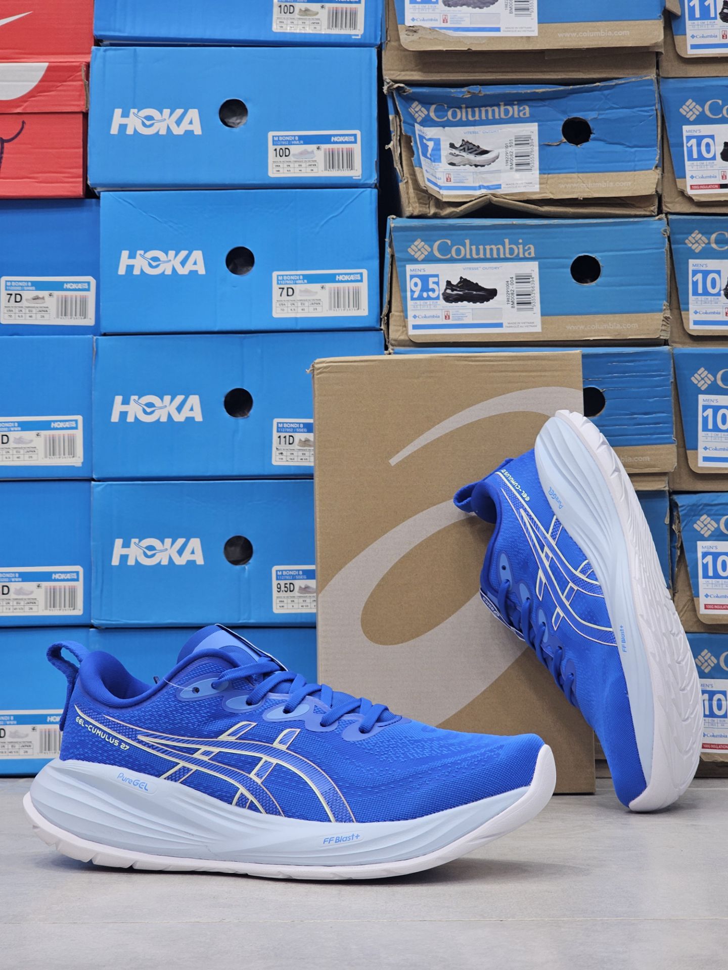 کتونی مسترکوالیتی اسیکس ژل کومولوس 27/سایز 40 الی 4۵/ساخت ویتنام/Asics Gel Cumulus 27/ضمانت کالا/فروش تک و عمده