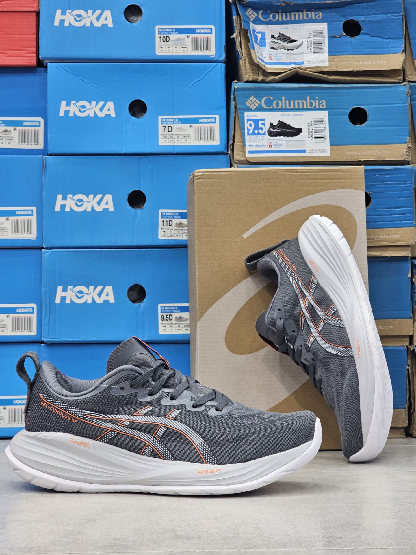 کتونی مسترکوالیتی اسیکس ژل کومولوس 27/سایز 40 الی 4۵/ساخت ویتنام/Asics Gel Cumulus 27/ضمانت کالا/فروش تک و عمده