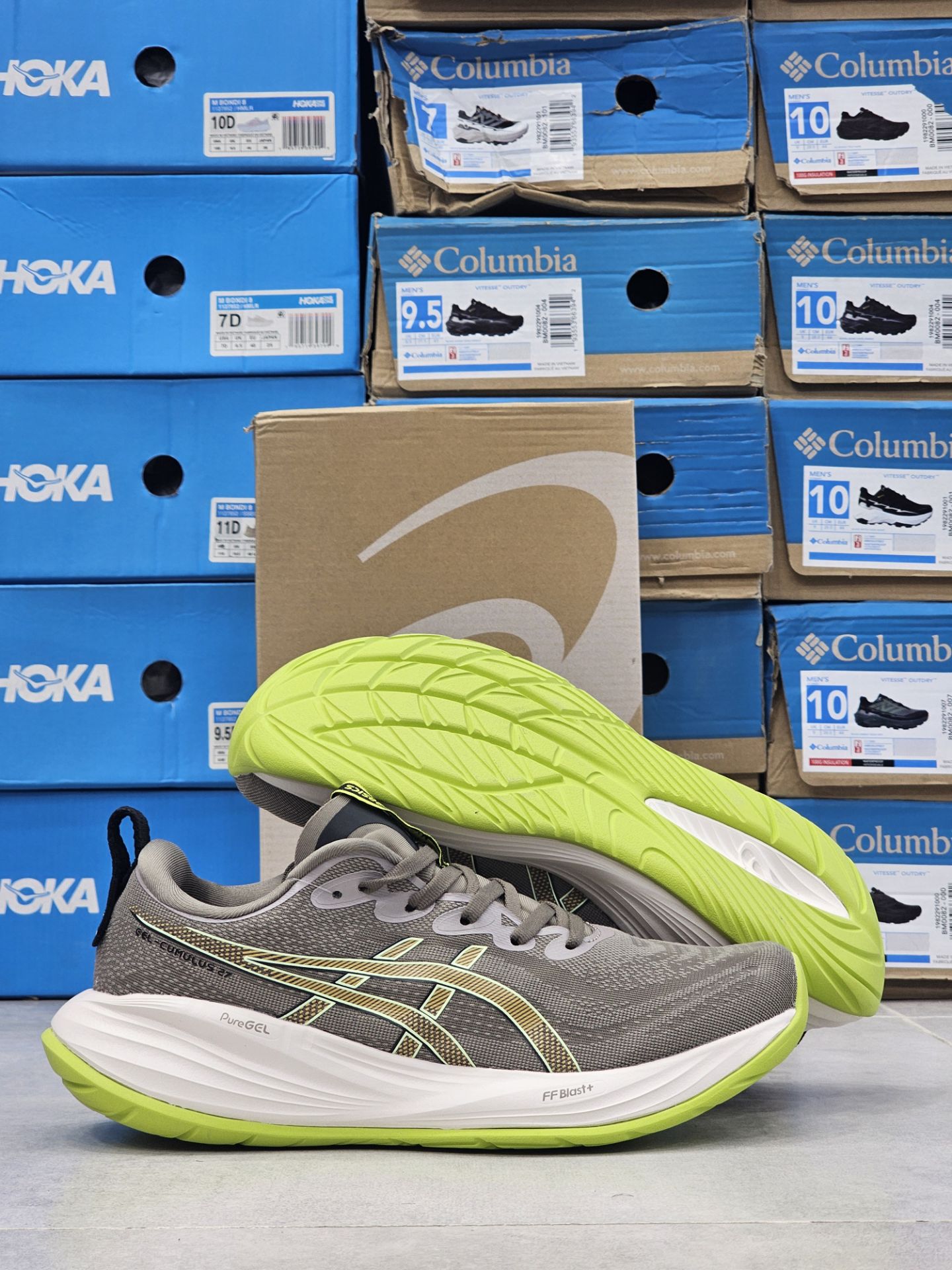 کتونی مسترکوالیتی اسیکس ژل کومولوس 27/سایز 40 الی 4۵/ساخت ویتنام/Asics Gel Cumulus 27/ضمانت کالا/فروش تک و عمده