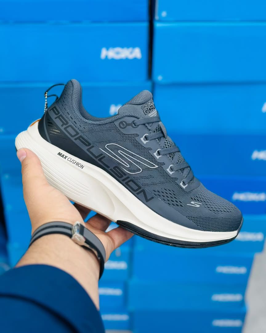 کتونی مسترکوالیتی اسکیچرز مکس کوشن پروپالشن/سایز 40 الی 45/ساخت ویتنام/Skechers Max Cushioning Propulsion/ضمانت کالا/فروش تک و عمده