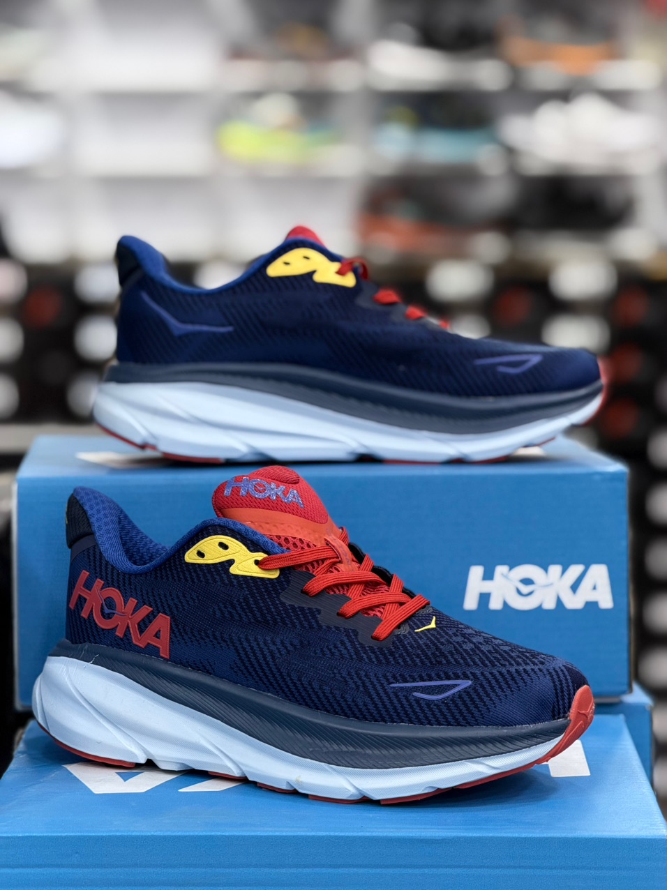 کتونی هوکا کلیفتون 9 مسترکوالیتی/Hoka Clifton 9/سایز 40 تا 45/ساخت ویتنام/ضمانت کالا/فروش تک و عمده