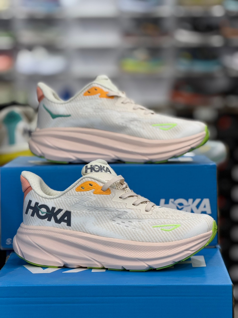 کتونی هوکا کلیفتون 9 مسترکوالیتی/Hoka Clifton 9/سایز 40 تا 45/ساخت ویتنام/ضمانت کالا/فروش تک و عمده