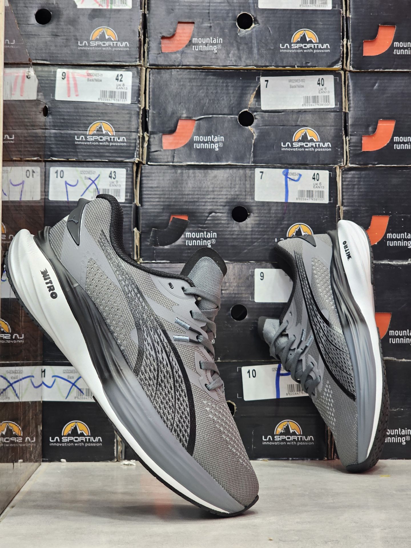 کتونی مسترکوالیتی پوما نیترو/ساخت ویتنام/سایز ۴۰ الی ۴۵/Puma ForeverRun NITRO/ضمانت کالا/فروش تک و عمده