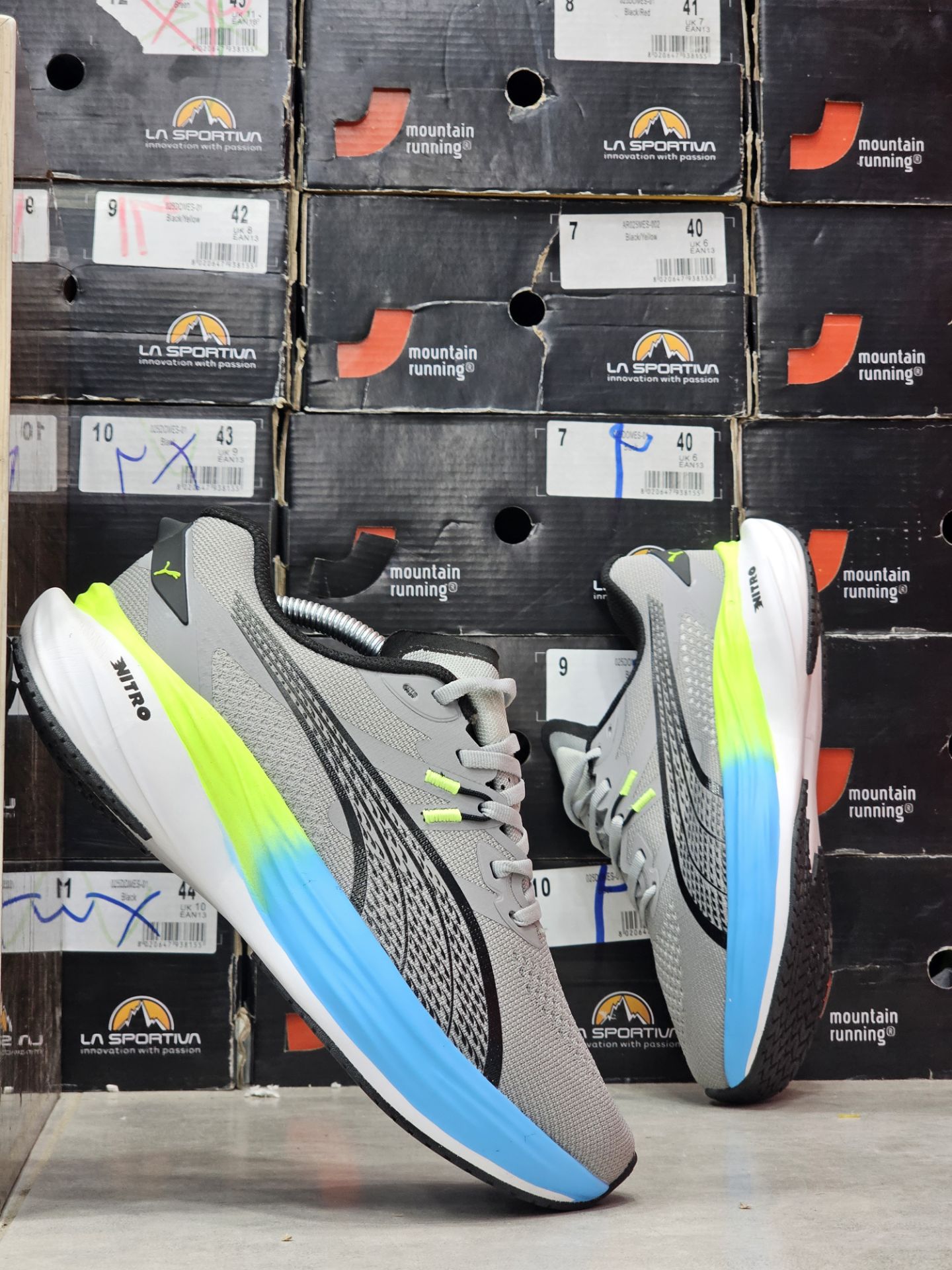 کتونی مسترکوالیتی پوما نیترو/ساخت ویتنام/سایز ۴۰ الی ۴۵/Puma ForeverRun NITRO/ضمانت کالا/فروش تک و عمده
