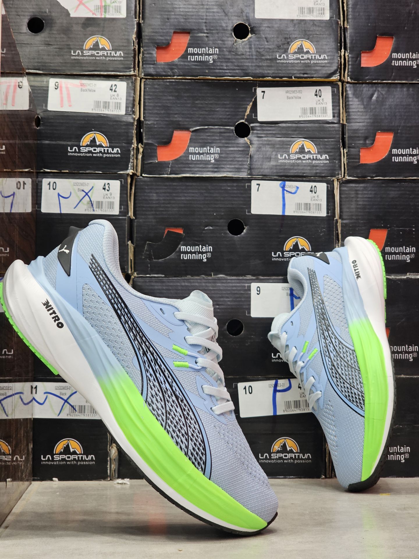 کتونی مسترکوالیتی پوما نیترو/ساخت ویتنام/سایز ۴۰ الی ۴۵/Puma ForeverRun NITRO/ضمانت کالا/فروش تک و عمده