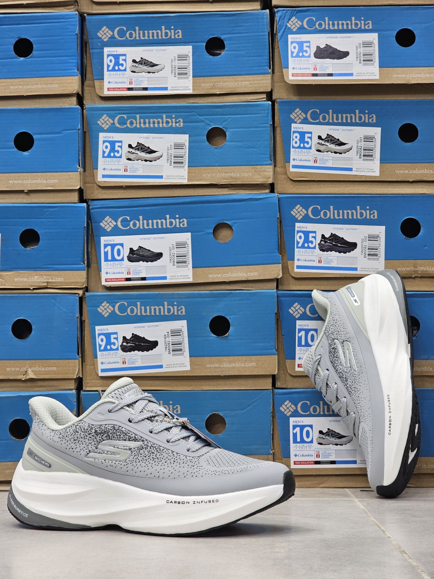 کتونی مسترکوالیتی اسکیچرز هایپربرست کربن/Skechers Hyperburst Carbon/ساخت ویتنام/سایزبندی 37 الی 4۰/ضمانت کالا/فروش به صورت تک و عمده